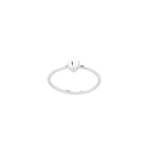 Karen Walker Jewellery Karen Walker Mini Broken Heart Ring - Silver