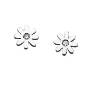 Karen Walker Jewellery Karen Walker Mini Daisy Studs - Silver, Diamond