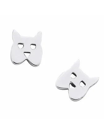 Karen Walker Jewellery Karen Walker Mini Dog Studs - Silver
