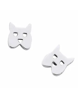 Karen Walker Jewellery Karen Walker Mini Dog Studs - Silver