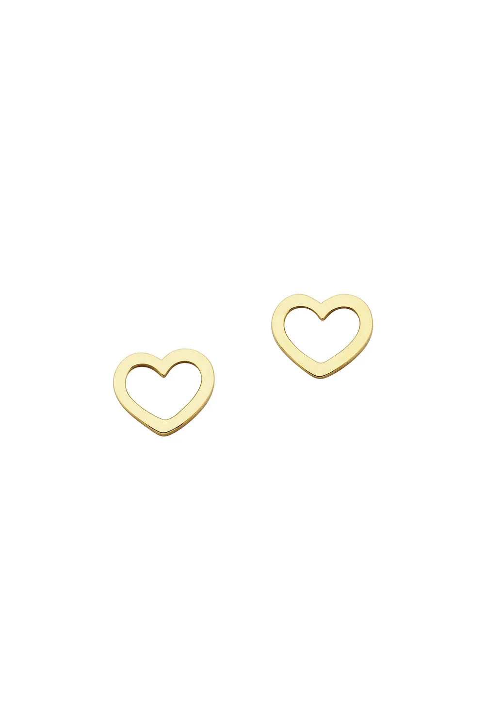 Karen Walker Jewellery Karen Walker Mini Heart Studs - 9ct Gold
