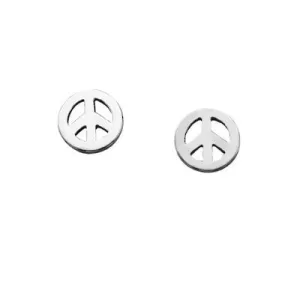 Karen Walker Jewellery Karen Walker Mini Peace Studs - Silver