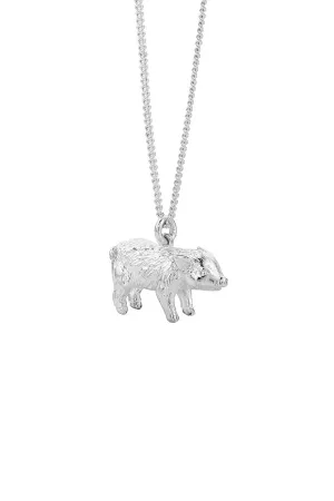 Karen Walker Jewellery Karen Walker - Pig Necklace Silver