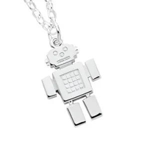 Karen Walker Jewellery Karen Walker Robot Boy Pendant - Silver