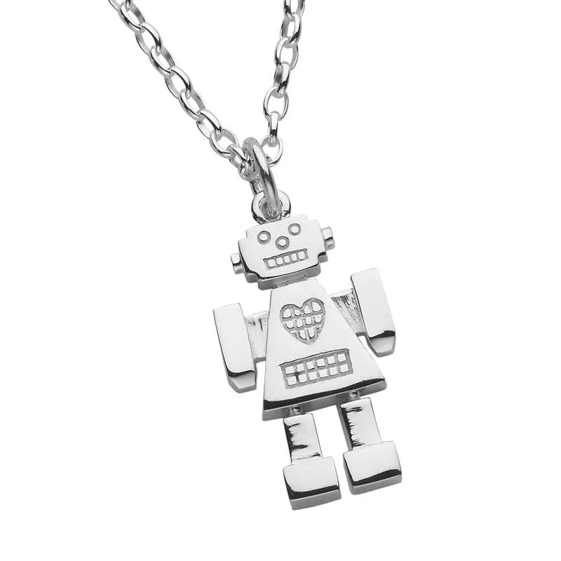 Karen Walker Jewellery Karen Walker Robot Lady (Mrs Robot) Pendant - Silver