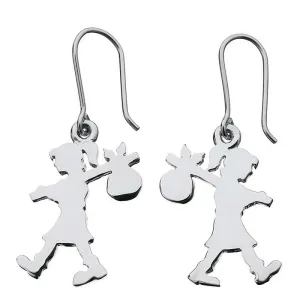 Karen Walker Jewellery Karen Walker Runaway Girl Earrings - Silver