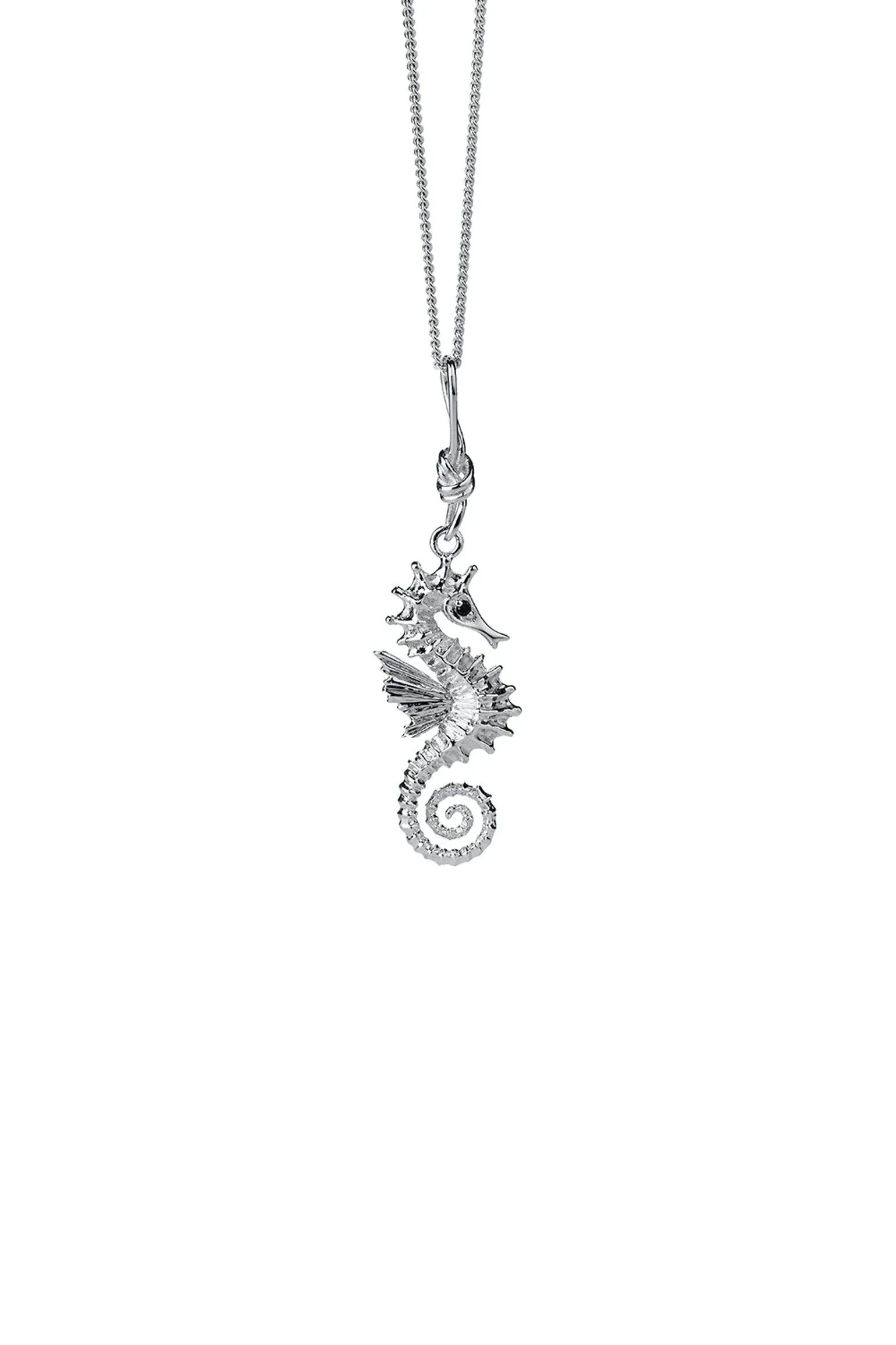 Karen Walker Jewellery Karen Walker Seahorse Necklace- Silver