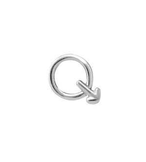 Karen Walker Jewellery Karen Walker Single Initial Stud - Q