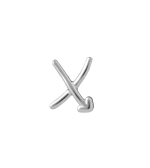 Karen Walker Jewellery Karen Walker Single Initial Stud - X