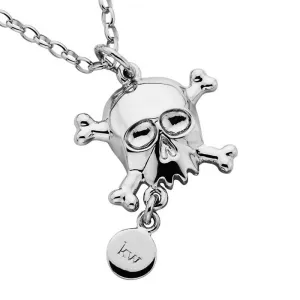 Karen Walker Jewellery Karen Walker Skull & Tag Charm - Silver