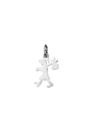 Karen Walker Jewellery Karen Walker Small Runaway Girl Charm - Silver