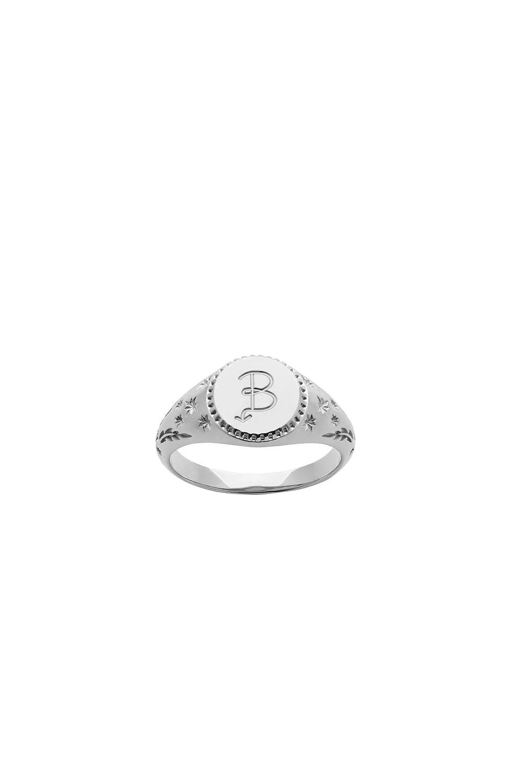 Karen Walker Jewellery Karen Walker Society Signet Ring - Sterling Silver