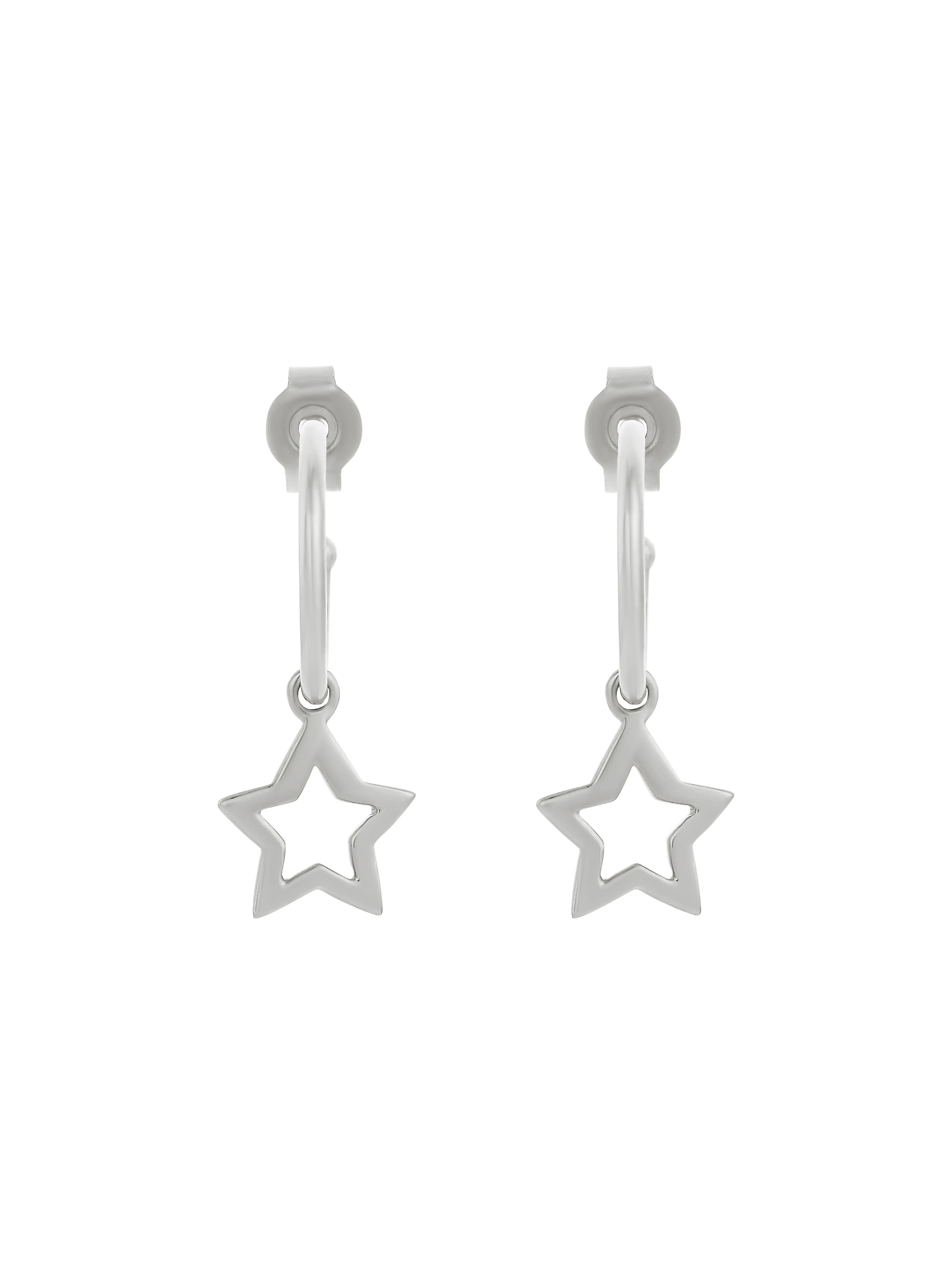 Karen Walker Jewellery Karen Walker - Star Hoop Earrings