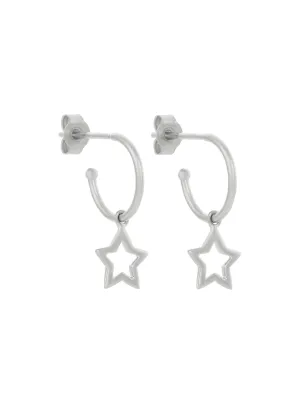 Karen Walker Jewellery Karen Walker - Star Hoop Earrings