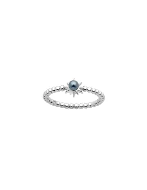 Karen Walker Jewellery Karen Walker Temptation Ring - Silver, Pearl