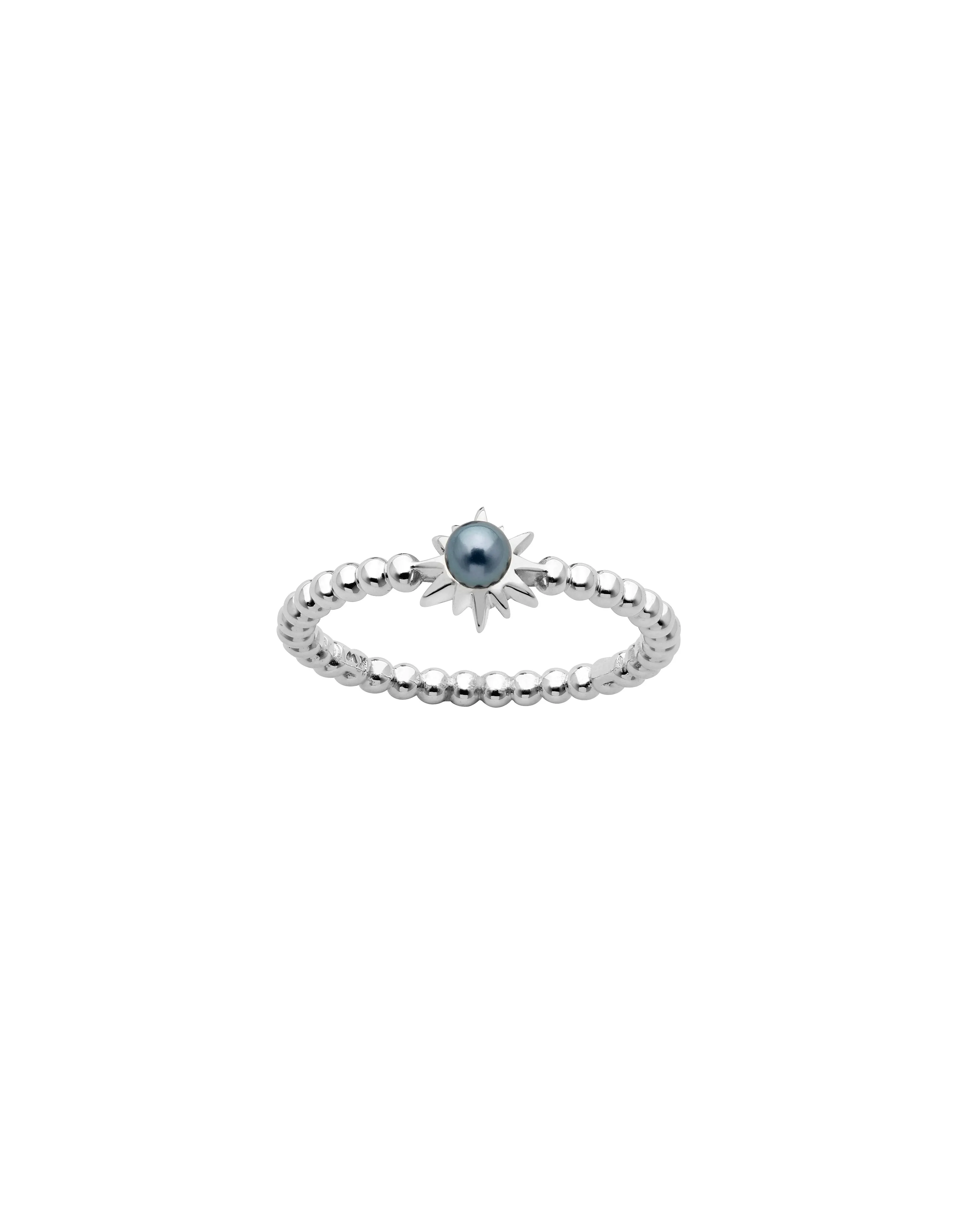 Karen Walker Jewellery Karen Walker Temptation Ring - Silver, Pearl