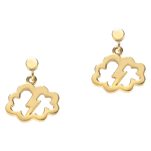 Karen Walker Jewellery Karen Walker Weather Lightning Bolt Earrings - 9ct Gold