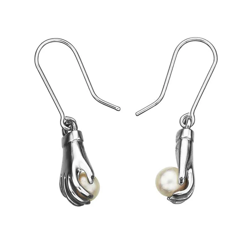 Karen Walker Jewellery Karen Walker Wisdom Earrings - Silver, Pearl
