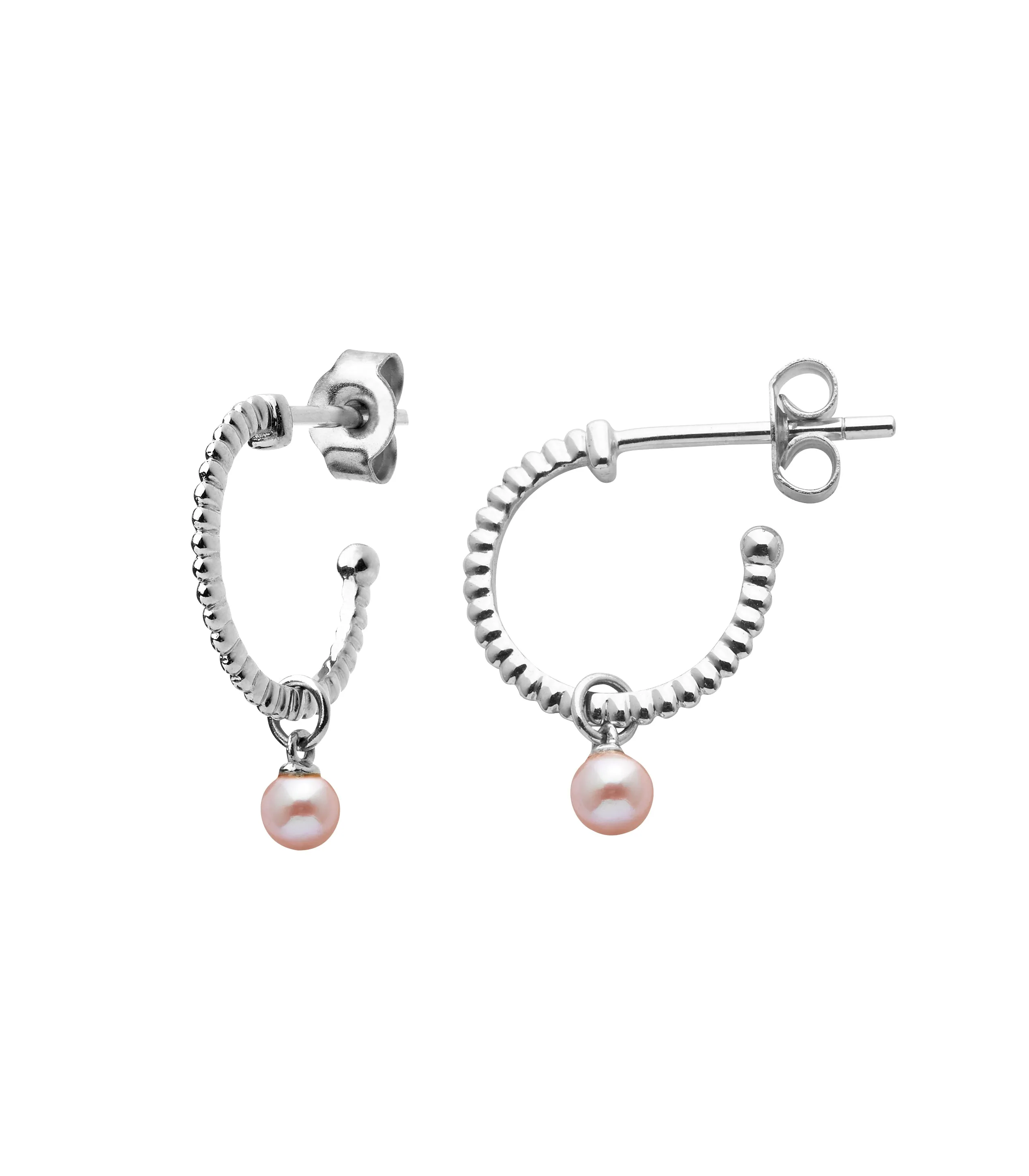 Karen Walker Jewellery Karen Walker Wisdom Pearl Hoops - Silver, Pearl