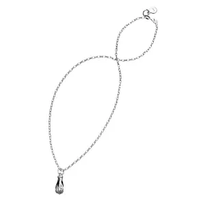 Karen Walker Jewellery Karen Walker Wisdom Pendant - Silver, Pearl - 60cm
