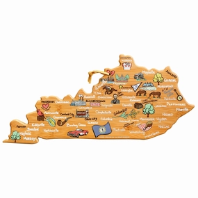 Kentucky Cutting Board with Artwork by Fish Kiss cutting board,chopping board,kitchen tools