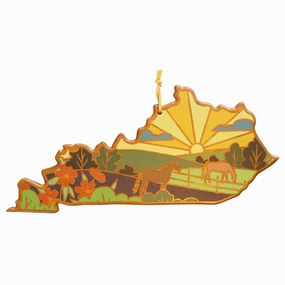 Kentucky Cutting Board with Artwork by Summer Stokes cutting board,chopping board,kitchen tools