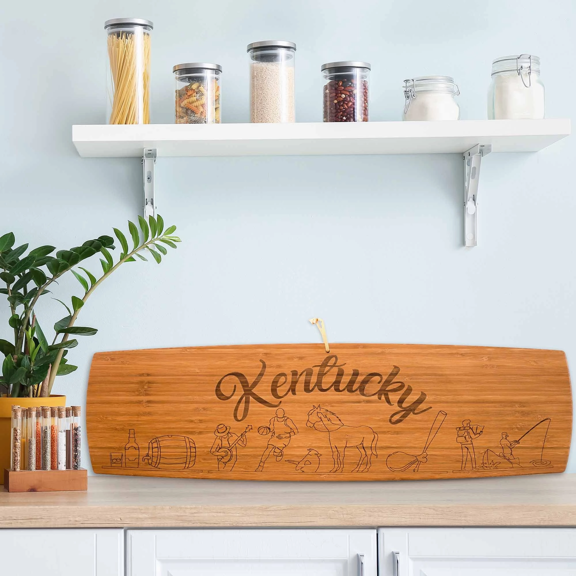 Kentucky Engraved XL Charcuterie Board, 30" x 8-1/2"