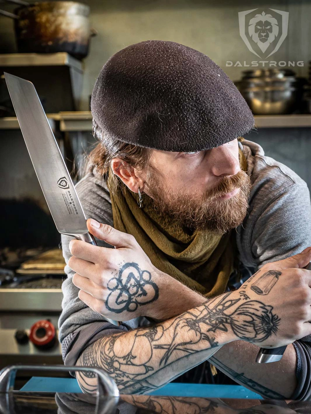Kiritsuke Chef's Knife 8.5" | Gladiator Series | NSF Certified | Dalstrong 