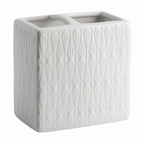 Kismet Toothbrush Holder - White toothbrush holder,bathroom cup,bathroom organizer