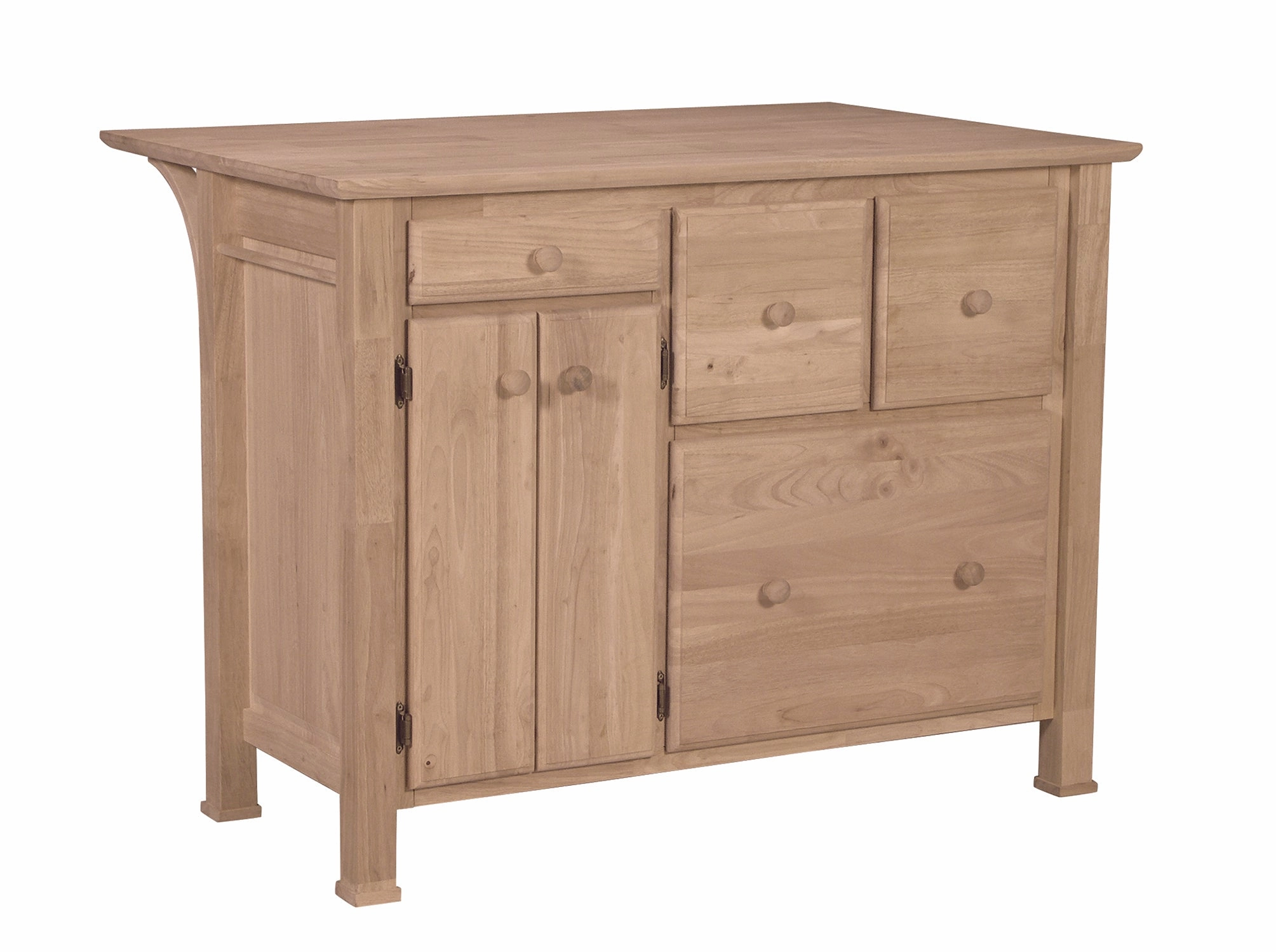 Kitchen Center with Breakfast Bar storage cabinet,organizer,furniture storage