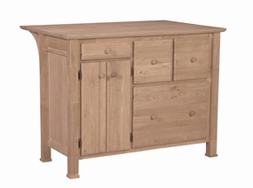 Kitchen Center with Breakfast Bar storage cabinet,organizer,furniture storage