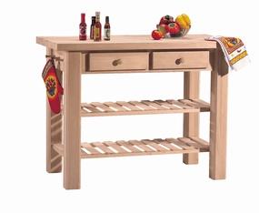 Kitchen Center with open shelves storage cabinet,organizer,furniture storage