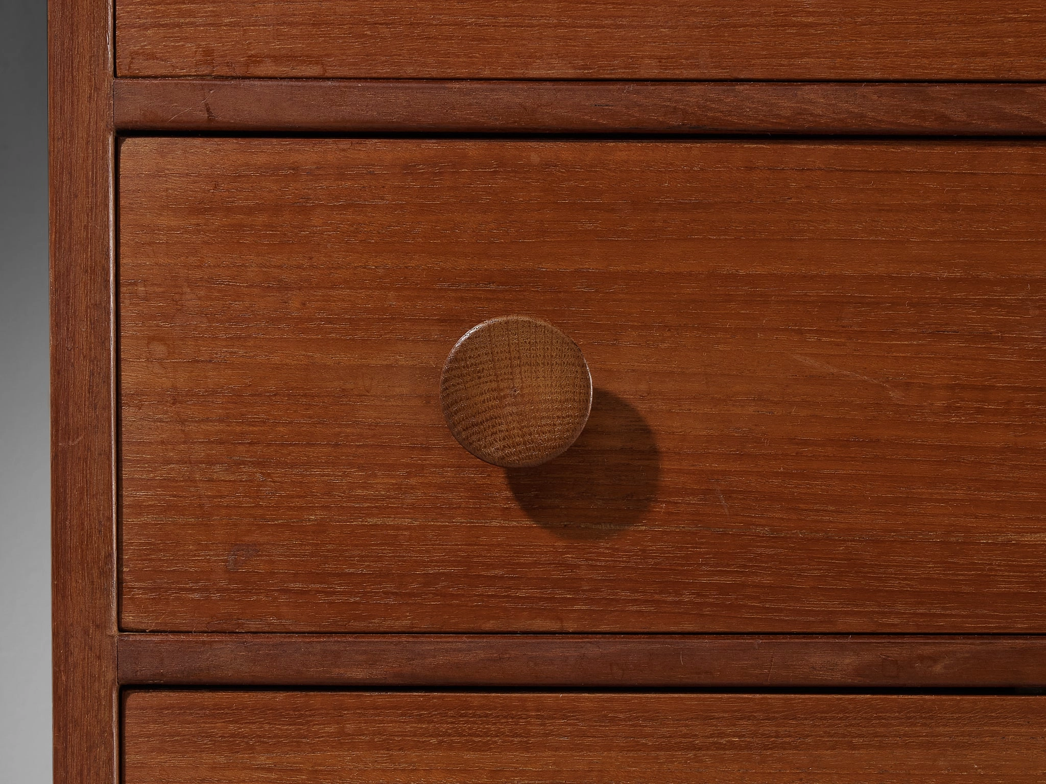 Knud Juul-Hansen Chest of Drawers with Integrated Vanity in Teak