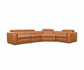 Kopervik Leather Power Reclining Sectional sofa,couch,living room furniture
