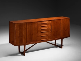 Kurt stervig Sideboard in Walnut storage cabinet,organizer,furniture storage