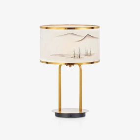 Landscape Painting Table Lamp table lamp,bedside lamp,lighting decor