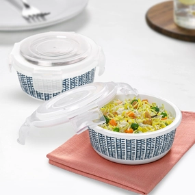 Larah By Borosil Helix Klip N Store Storage Container food storage,storage containers,kitchen storage