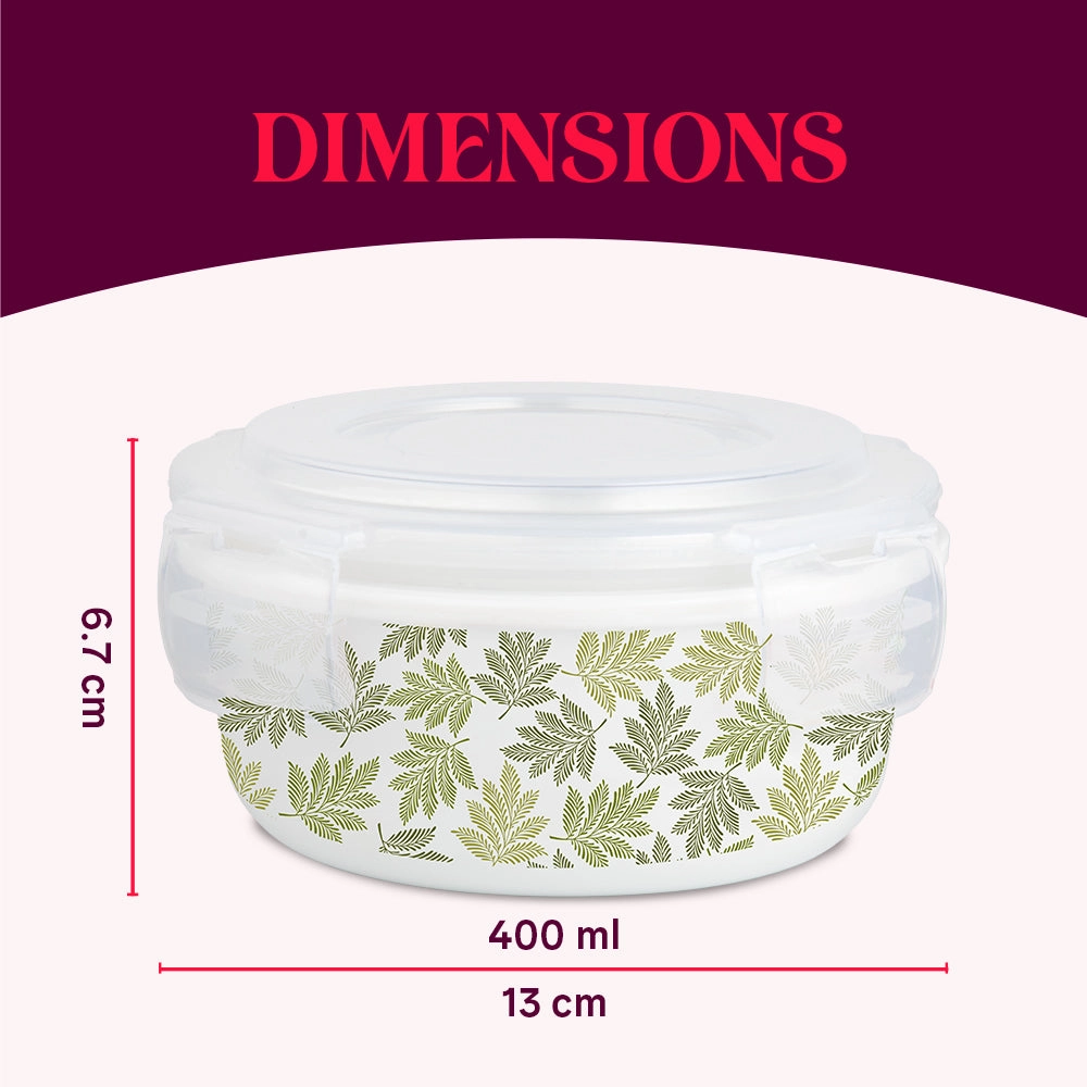 Larah By Borosil Maria Klip N Store Storage Container