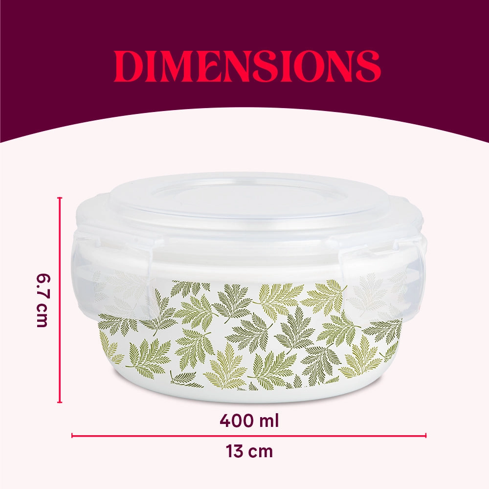 Larah By Borosil Maria Klip N Store Storage Container