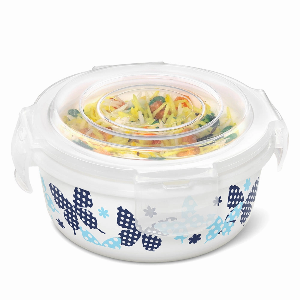 Larah By Borosil Veera Blue Klip N Store Storage Container