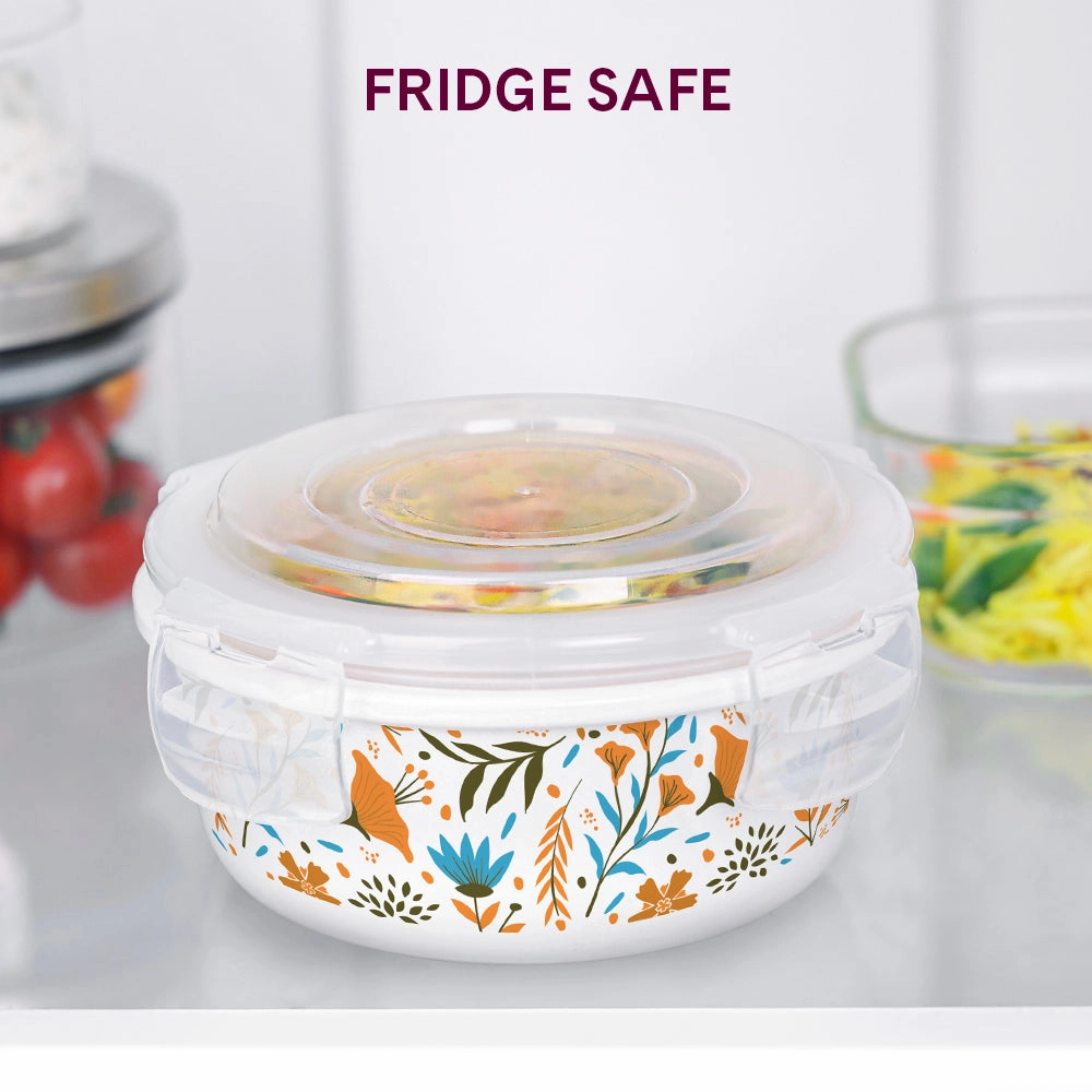 Larah By Borosil Ziva Sky Klip N Store Storage Container