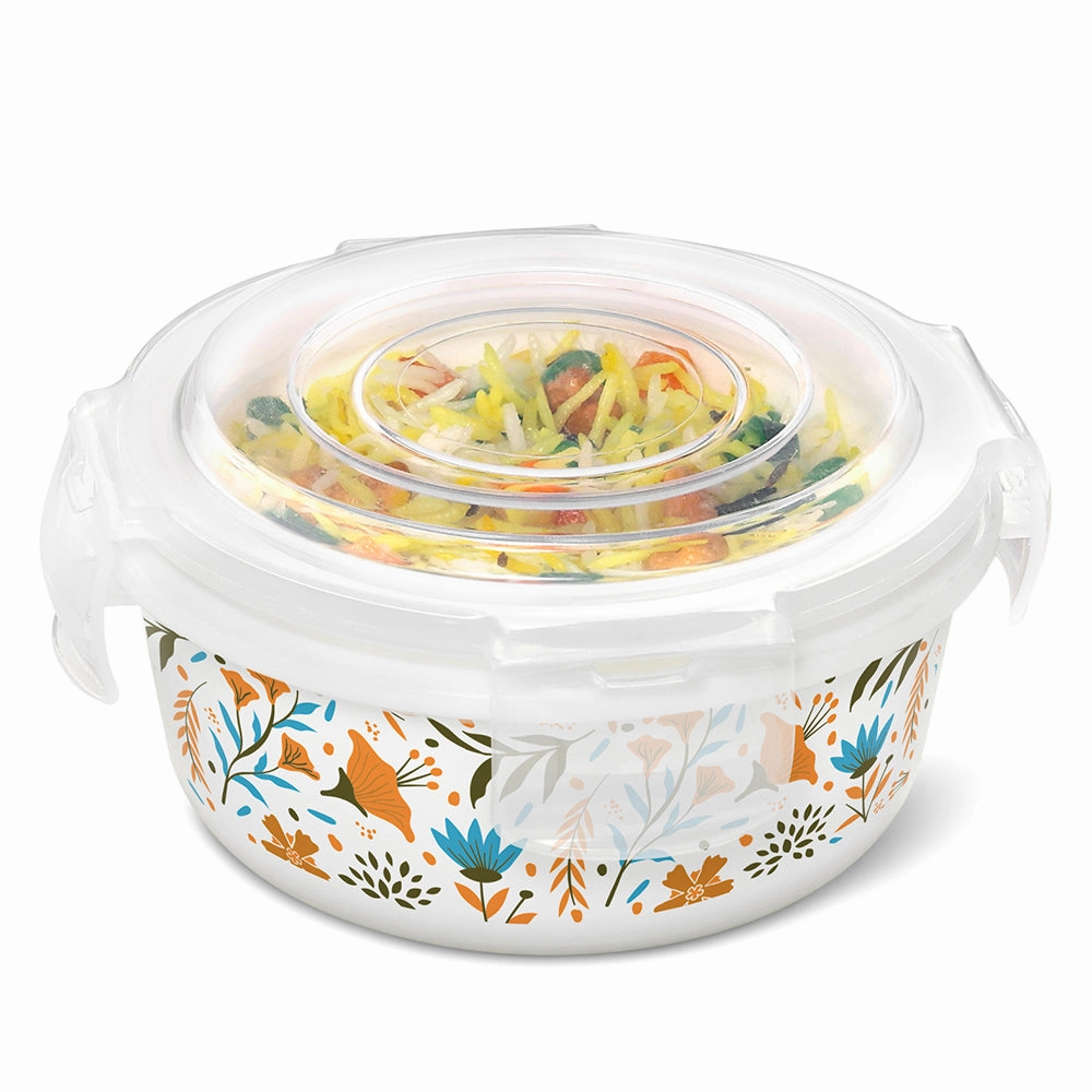 Larah By Borosil Ziva Sky Klip N Store Storage Container