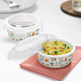 Larah By Borosil Ziva Sky Klip N Store Storage Container food storage,storage containers,kitchen storage