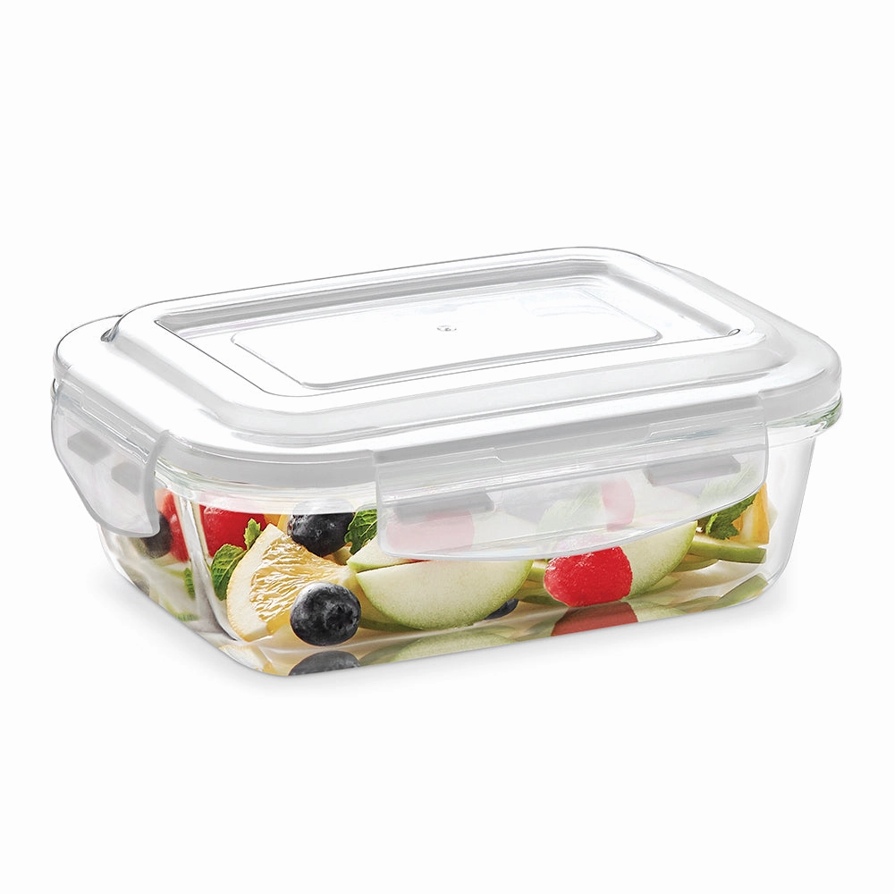 Larah Everyday Klip n Store Rectangular Glass Container