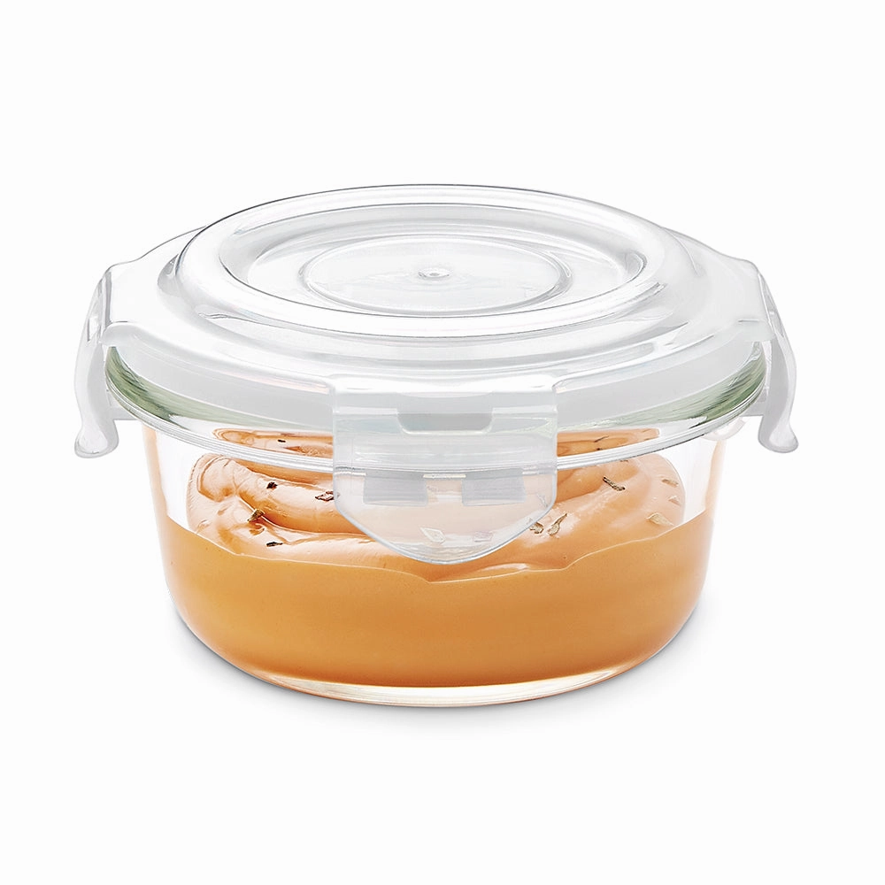Larah Everyday Klip n Store Round Glass Containers