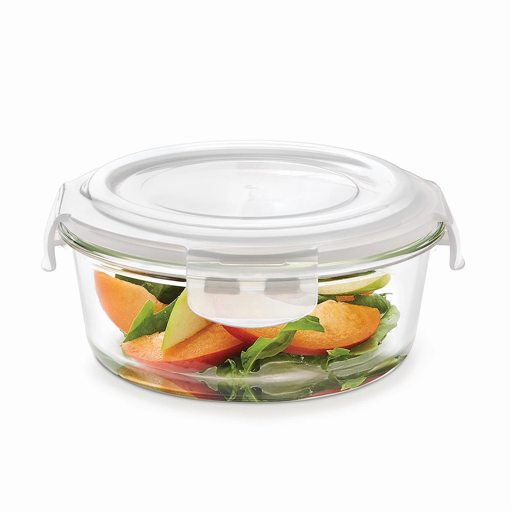 Larah Everyday Klip n Store Round Glass Containers
