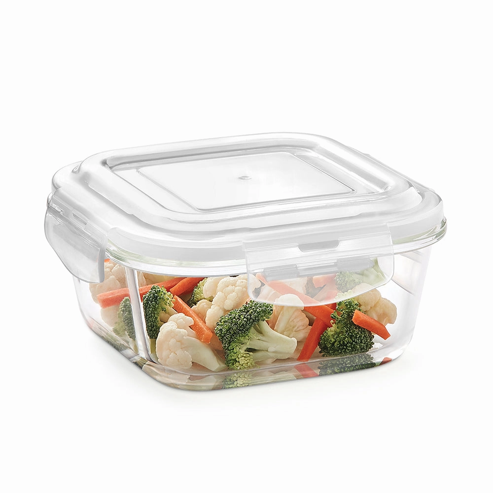 Larah Everyday Klip n Store Square Glass Container