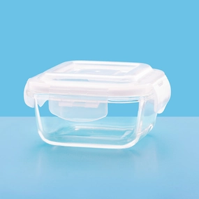 Larah Everyday Klip n Store Square Glass Container food storage,storage containers,kitchen storage