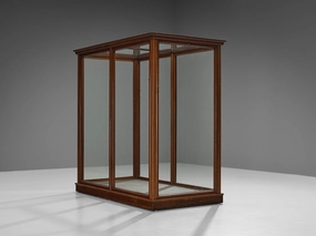 Large Danish Showcase in Mahogany and Glass storage cabinet,organizer,furniture storage