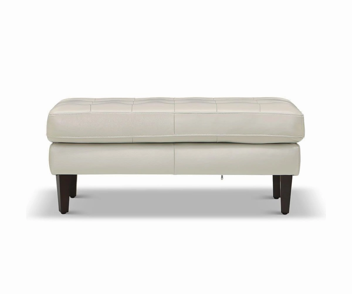 Laura Leather Ottoman sofa,couch,living room furniture